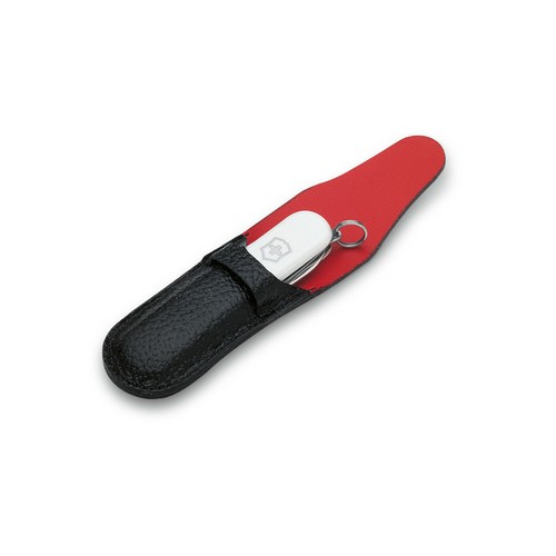 Victorinox leder etui schwarz - leder-etui,