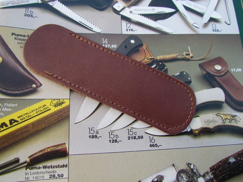 Etui stecketui echt leder - ,