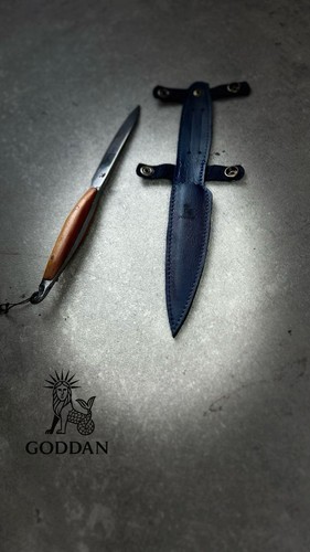 Designer messer mit lederetui - mit,