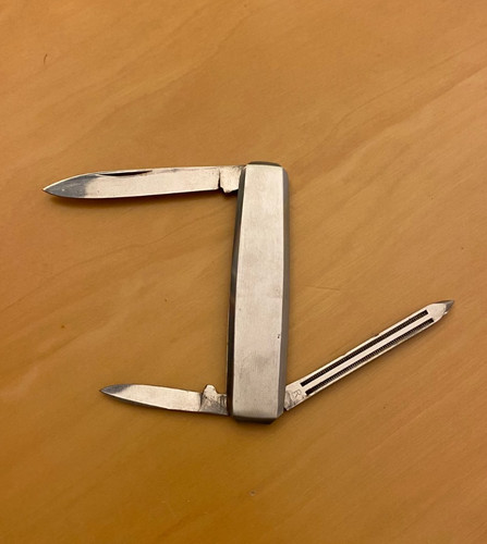 Taschenmesser mit lederetui - hb,